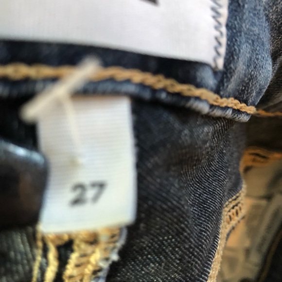 PAIGE Verdugo Ankle Skinny Washed Blue Jean Size 27 - Picture 5 of 9